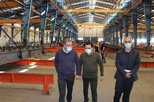 The CEO of Kaveh Industrial City and Special Economic Zone Company visited Sule Kaveh Company in Pars