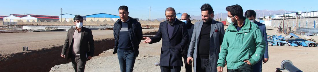 The visit of the managing director of Shahr Saneti and Kaveh Special Economic Zone to Ghalatban Company
