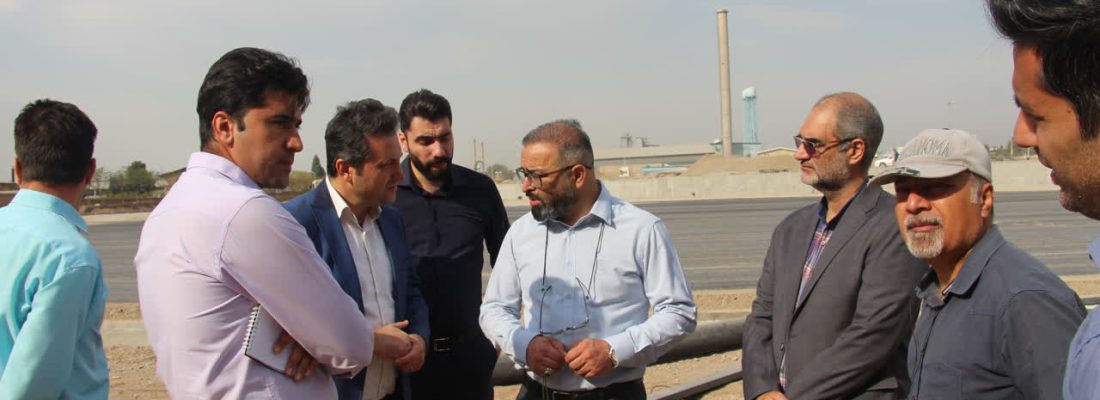 بازدید دکتر مجتبی افرند از پروژه در حال ساخت سردخانه 20هزار تنی شهر صنعتی کاوه 2