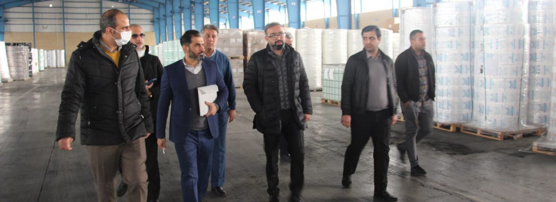نماینده قوه قضاییه از انبارهای اموال تملیکی شهرصنعتی کاوه بازدید کرد